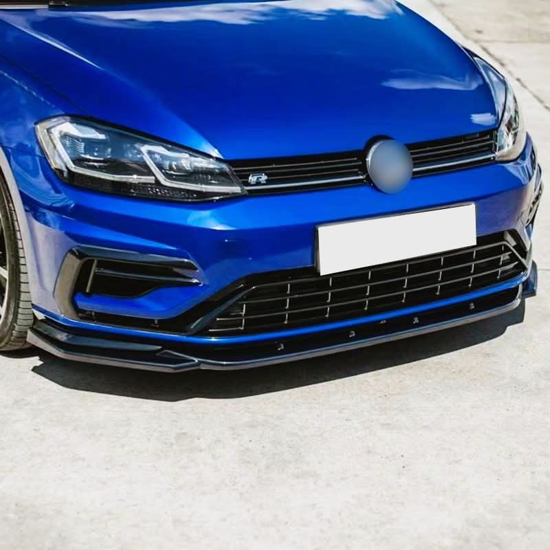 Max Style Gloss Black Front Splitter for VW Golf MK7.5 R-LINE / R 17-20 - Carbon Factory
