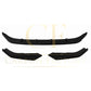 Max Style Gloss Black Front Splitter for VW Golf MK7.5 R-LINE / R 17-20 - Carbon Factory