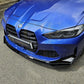 MP Style Gloss Black Front Splitter 3 Pieces for BMW G80 M3 G82 G83 M4 21-Present - Carbon Factory