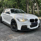 MP Style Gloss Black Front Splitter (4 pieces kit) for BMW F20 1 Series Pre-LCI 12-14 - Carbon Factory