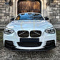 MP Style Gloss Black Front Splitter (4 pieces kit) for BMW F20 1 Series Pre-LCI 12-14 - Carbon Factory