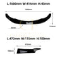 MP Style Gloss Black Front Splitter (4 pieces kit) for BMW F20 1 Series Pre-LCI 12-14 - Carbon Factory