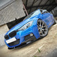 MP Style Gloss Black Front Splitter Bottom Piece for BMW F30 F31 3 Series M Sport 12-19 - Carbon Factory