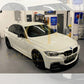 MP Style Gloss Black Front Splitter Bottom Piece for BMW F30 F31 3 Series M Sport 12-19 - Carbon Factory