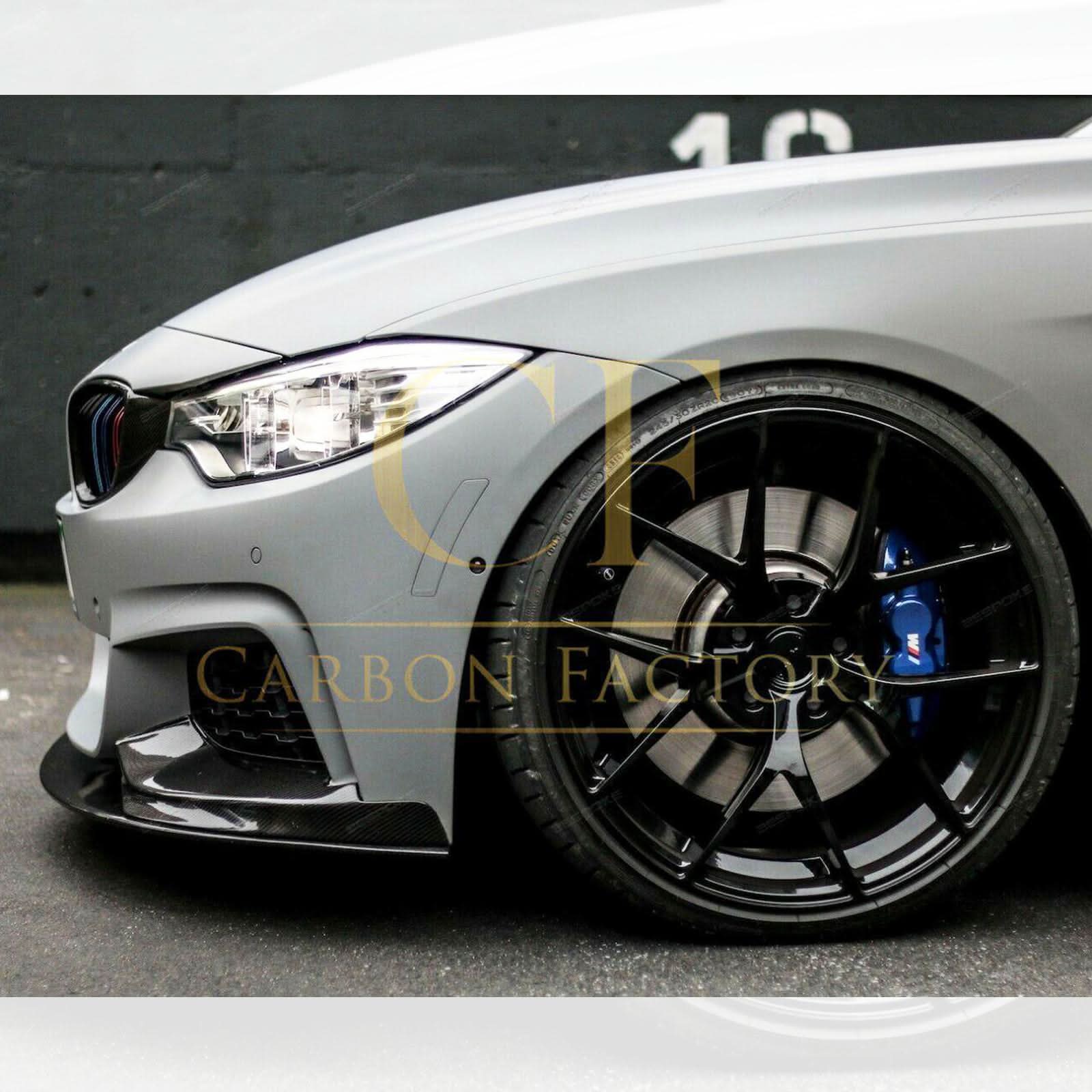MP Style Gloss Black Front Splitter Bottom Piece for BMW F32 F33 F36 4 Series 14-20 - Carbon Factory
