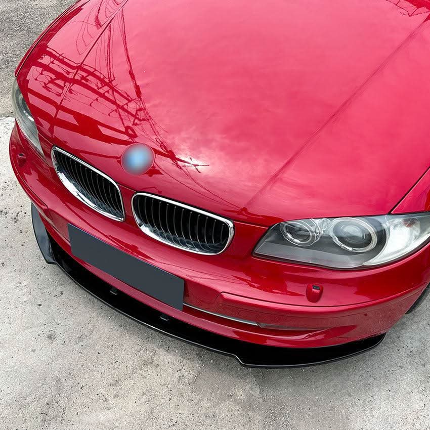 MP Style Gloss Black Front Splitter for BMW 1 Series E81 E82 E88 E87 2007-2013 - Carbon Factory