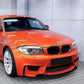 MP Style Gloss Black Front Splitter for BMW 1 Series E82 1M 2007-2013 - Carbon Factory