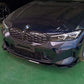 MP Style Gloss Black Front Splitter for BMW 3 Series G20 G21 LCI 23-Present - Carbon Factory