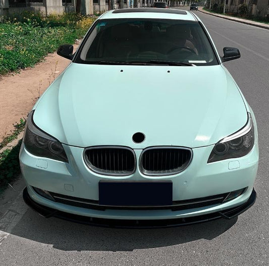 MP Style Gloss Black Front Splitter for BMW E60 E61 5 Series LCI 08-10 - Carbon Factory