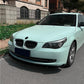 MP Style Gloss Black Front Splitter for BMW E60 E61 5 Series LCI 08-10 - Carbon Factory