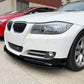 MP Style Gloss Black Front Splitter for BMW E90 E91 3 Series LCI Standard model 09-13 - Carbon Factory