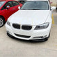 MP Style Gloss Black Front Splitter for BMW E90 E91 3 Series LCI Standard model 09-13 - Carbon Factory