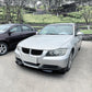 MP Style Gloss Black Front Splitter for BMW E90 E91 3 Series Pre-LCI Standard model 05-08 - Carbon Factory