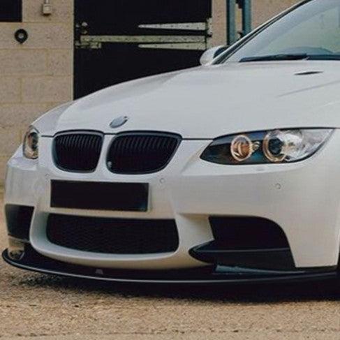 MP Style Gloss Black Front Splitter for BMW E90 E92 E93 M3 07-13 - Carbon Factory