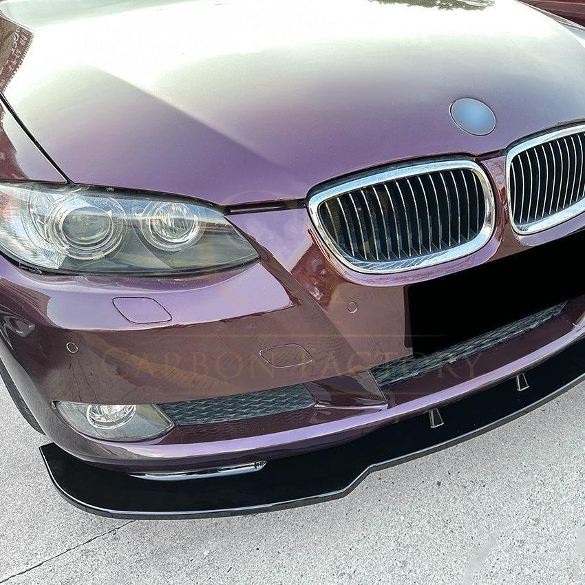 MP Style Gloss Black Front Splitter for BMW E92 E93 3 Series Standard model 05-13 - Carbon Factory