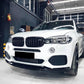 MP Style Gloss Black Front Splitter for BMW F15 X5 14-18 - Carbon Factory