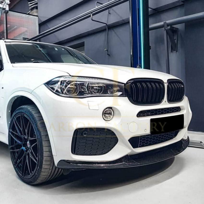 MP Style Gloss Black Front Splitter for BMW F15 X5 14-18 - Carbon Factory