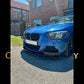 MP Style Gloss Black Front Splitter for BMW F20 1 Series Pre-LCI 12-14 - Carbon Factory