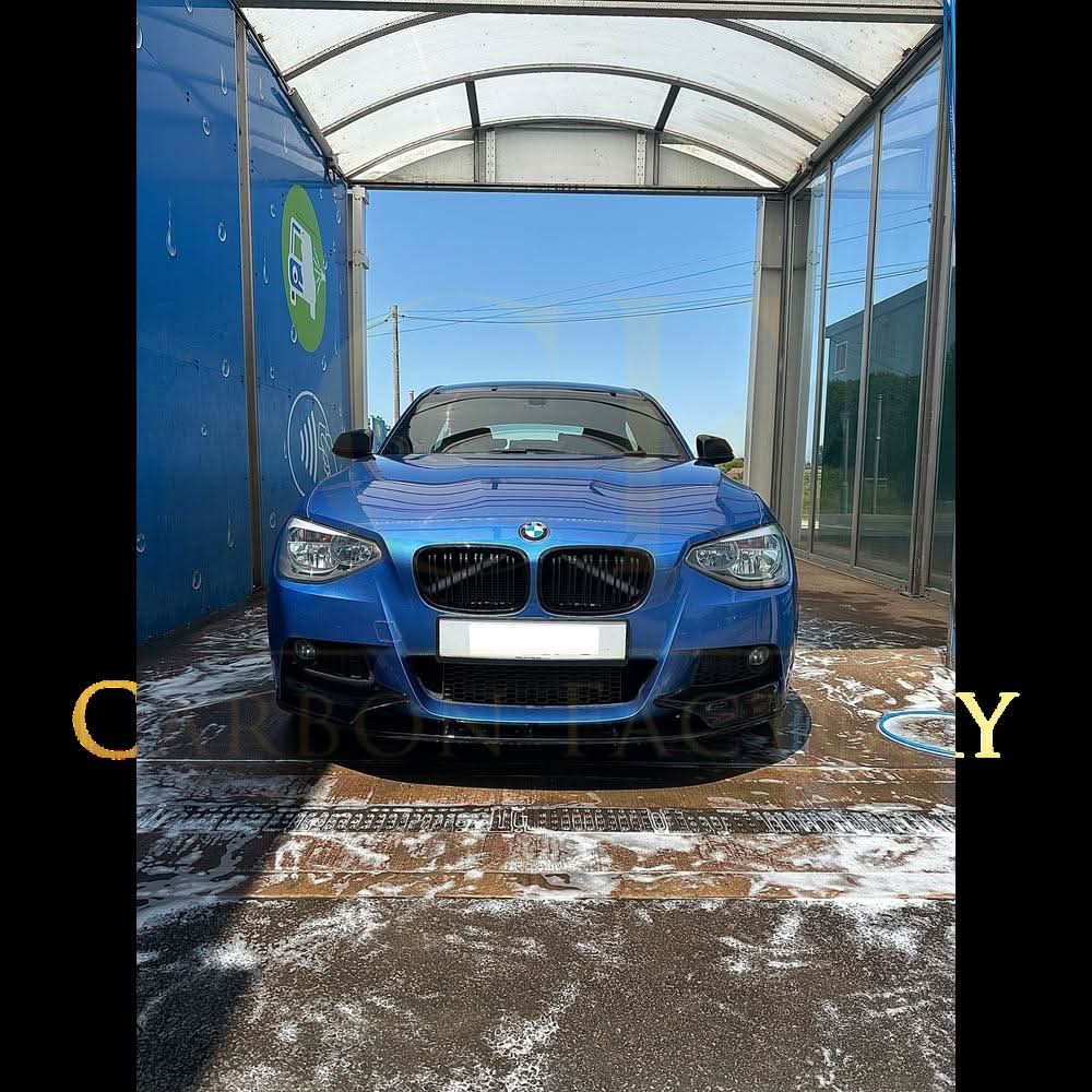 MP Style Gloss Black Front Splitter for BMW F20 1 Series Pre-LCI 12-14 - Carbon Factory