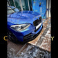 MP Style Gloss Black Front Splitter for BMW F20 1 Series Pre-LCI 12-14 - Carbon Factory