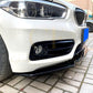 MP Style Gloss Black Front Splitter for BMW F20 F21 1 Series LCI Standard model 15-19 - Carbon Factory
