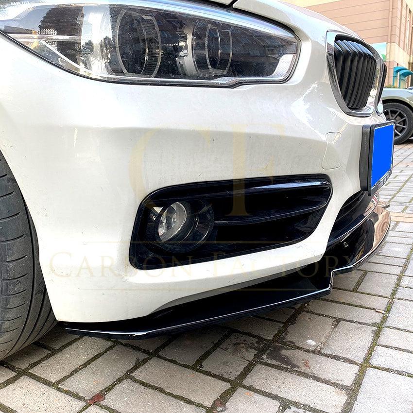 MP Style Gloss Black Front Splitter for BMW F20 F21 1 Series LCI Standard model 15-19 - Carbon Factory