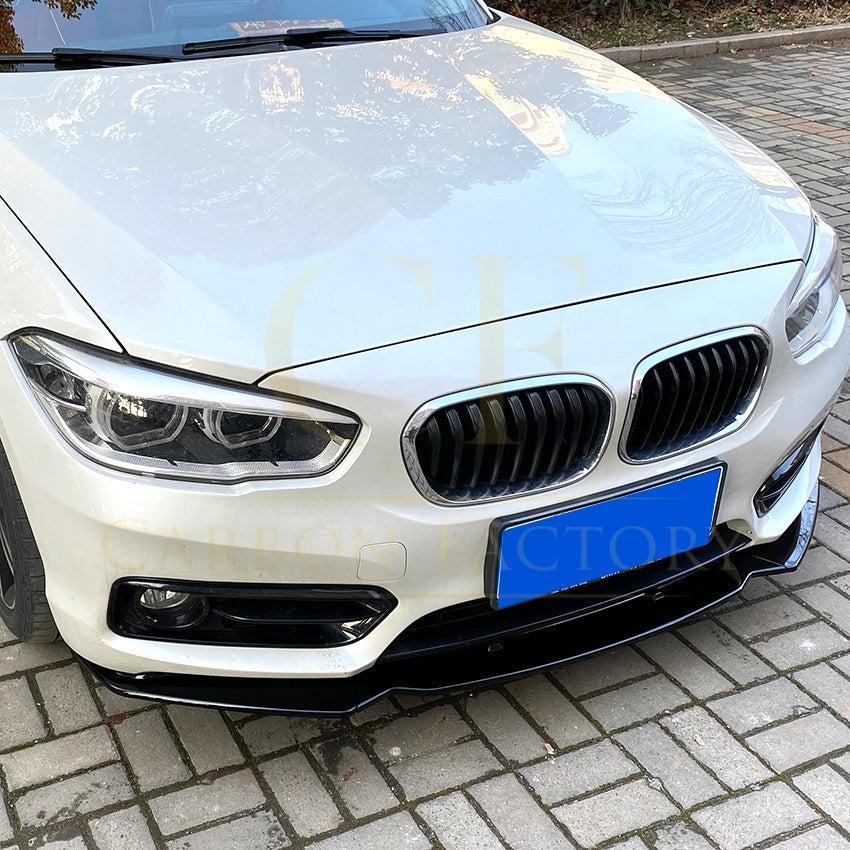 MP Style Gloss Black Front Splitter for BMW F20 F21 1 Series LCI Standard model 15-19 - Carbon Factory