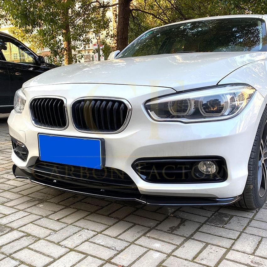 MP Style Gloss Black Front Splitter for BMW F20 F21 1 Series LCI Standard model 15-19 - Carbon Factory