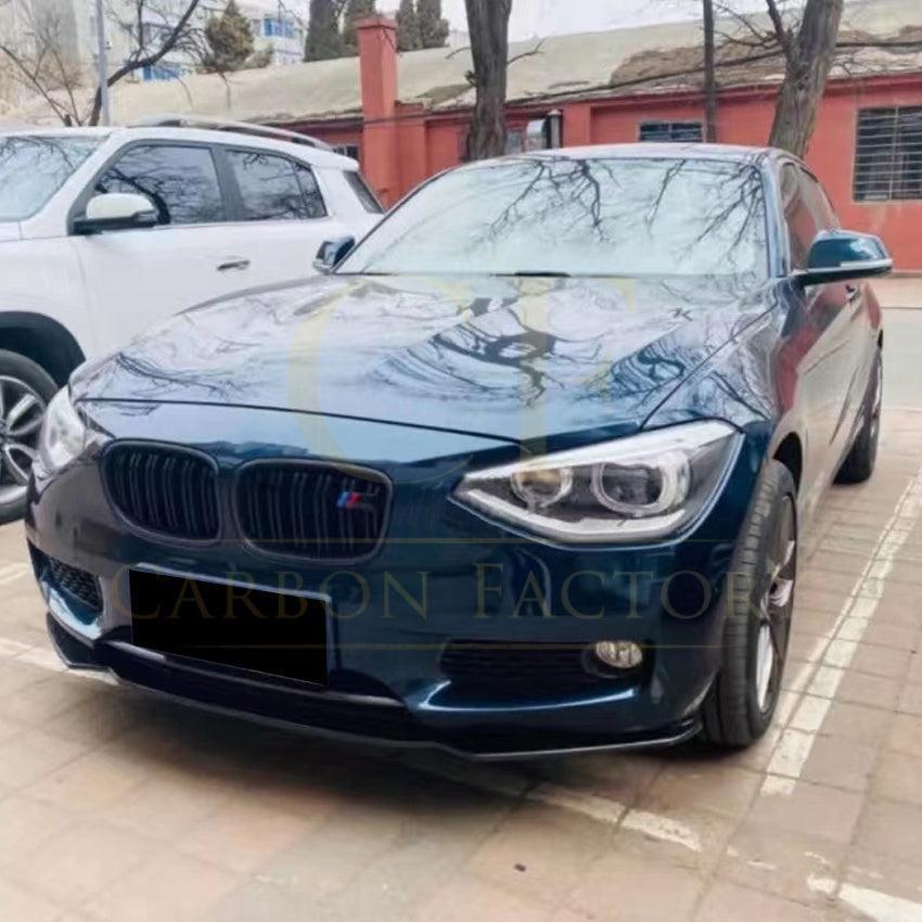 MP Style Gloss Black Front Splitter for BMW F20 F21 1 Series LCI Standard model 15-19 - Carbon Factory