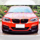 MP Style Gloss Black Front Splitter for BMW F22 2 Series M Sport 14-Present - Carbon Factory