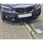 MP Style Gloss Black Front Splitter for BMW F22 2 Series M Sport 14-Present - Carbon Factory