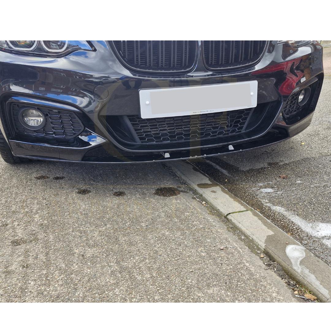 MP Style Gloss Black Front Splitter for BMW F22 2 Series M Sport 14-Present - Carbon Factory