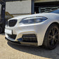 MP Style Gloss Black Front Splitter for BMW F22 2 Series M Sport 14-Present - Carbon Factory