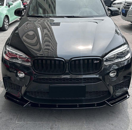 MP Style Gloss Black Front Splitter for BMW F85 X5M F86 X6M - Carbon Factory