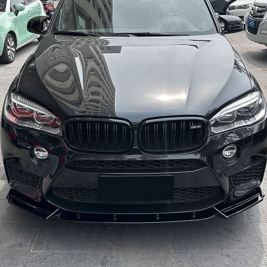 MP Style Gloss Black Front Splitter for BMW F85 X5M F86 X6M - Carbon Factory