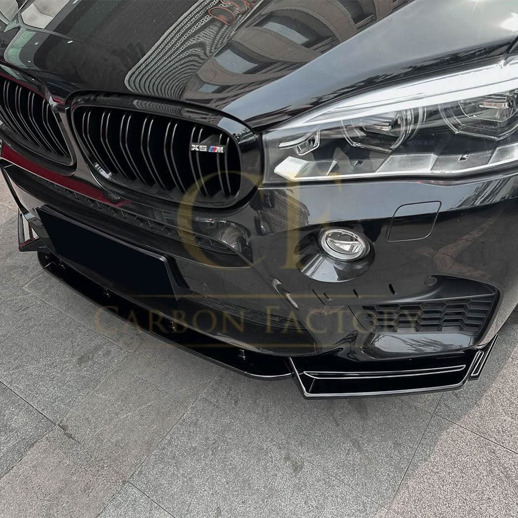 MP Style Gloss Black Front Splitter for BMW F85 X5M F86 X6M - Carbon Factory