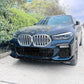 MP Style Gloss Black Front Splitter for BMW G06 X6 Pre-LCI 19-22 - Carbon Factory
