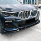 MP Style Gloss Black Front Splitter for BMW G06 X6 Pre-LCI 19-22 - Carbon Factory