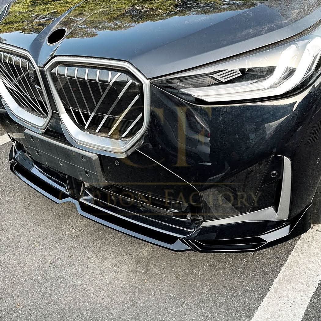 MP Style Gloss Black Front Splitter for BMW G45 X3 25-Present - Carbon Factory