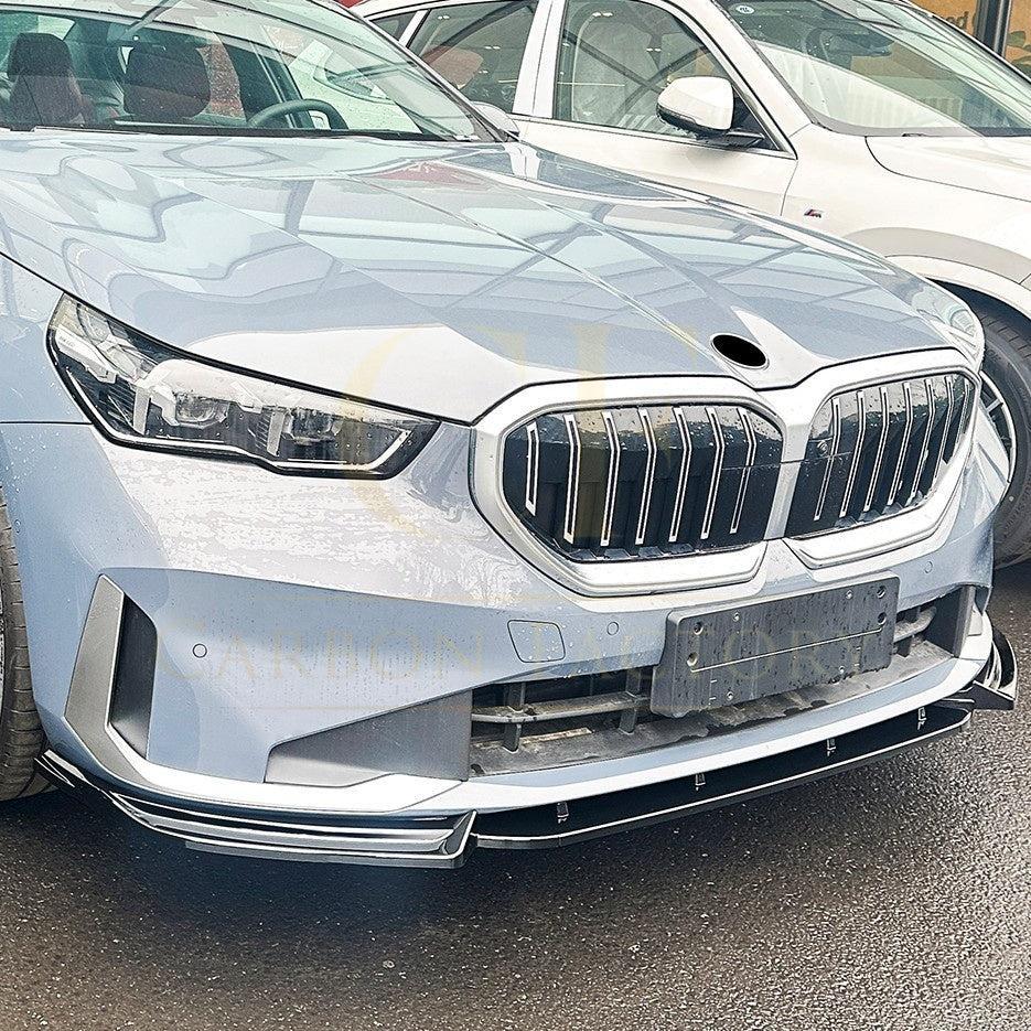 MP Style Gloss Black Front Splitter for BMW G60 G61 5 Series Standard model 24-Present - Carbon Factory
