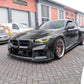 MP Style Gloss Black Front Splitter for BMW G87 M2 23-Present - Carbon Factory