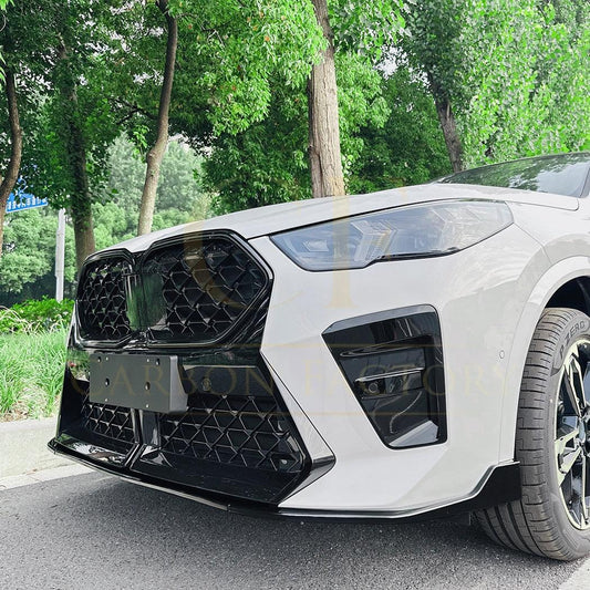 MP Style Gloss Black Front Splitter for BMW U10 X2 23-Present - Carbon Factory