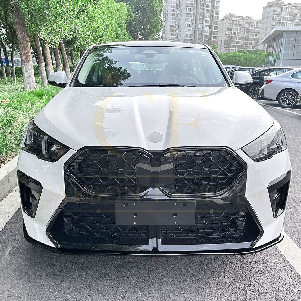 MP Style Gloss Black Front Splitter for BMW U10 X2 23-Present - Carbon Factory