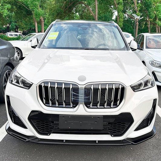 MP Style Gloss Black Front Splitter for BMW U11 X1 2022-Present - Carbon Factory