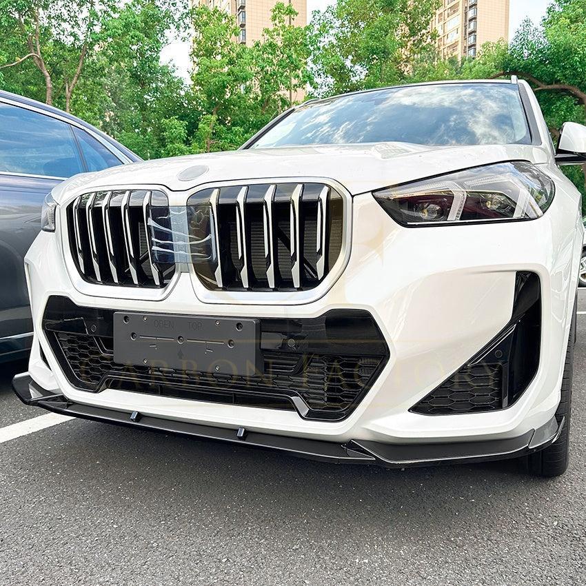 MP Style Gloss Black Front Splitter for BMW U11 X1 2022-Present - Carbon Factory