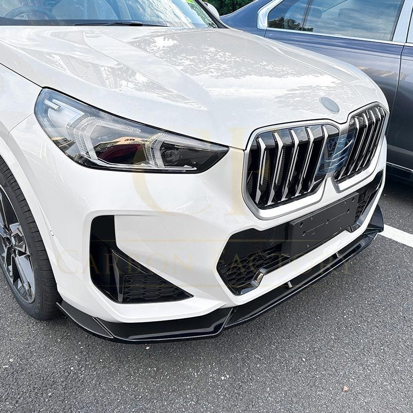 MP Style Gloss Black Front Splitter for BMW U11 X1 2022-Present - Carbon Factory