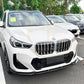 MP Style Gloss Black Front Splitter for BMW U11 X1 2022-Present - Carbon Factory