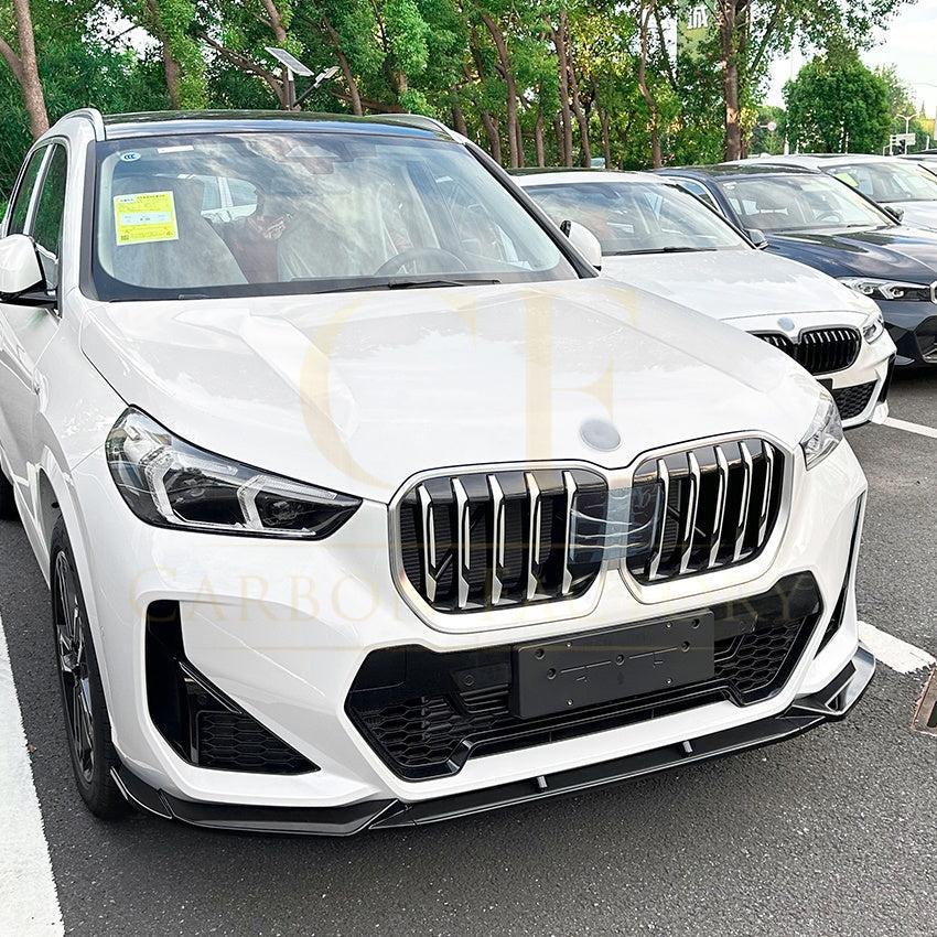 MP Style Gloss Black Front Splitter for BMW U11 X1 2022-Present - Carbon Factory