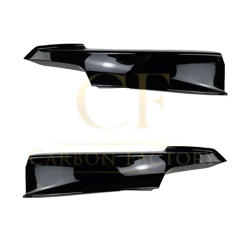 MP Style Gloss Black Front Splitter Upper Pieces for BMW F30 F31 3 Series 12-19 - Carbon Factory
