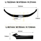 MP4 Style Gloss Black Front Splitter for BMW F22 F23 2 Series 14-20 - Carbon Factory
